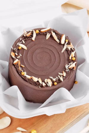 Choco Almond Bento Cake