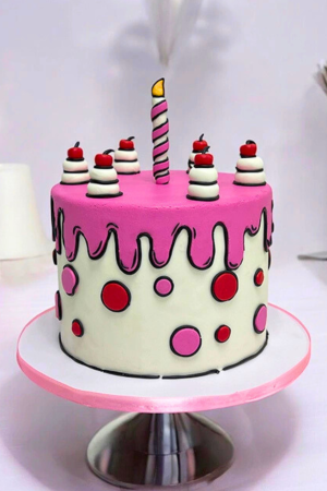 Custom Birthday Fondant Theme Cake