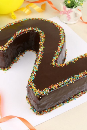 No. 2 Shape Celebration Cake