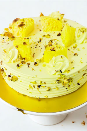 Indian Rasmalai Cream Cake